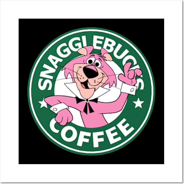 Snagglepuss - Snagglebucks Coffee Wall Art by LuisP96